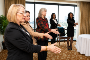 group handshake